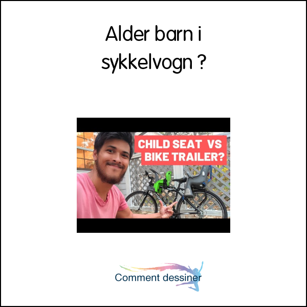 Alder barn i sykkelvogn
